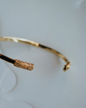 Golden rope bracelet