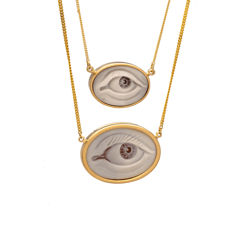Don’t look back eye – small necklace
