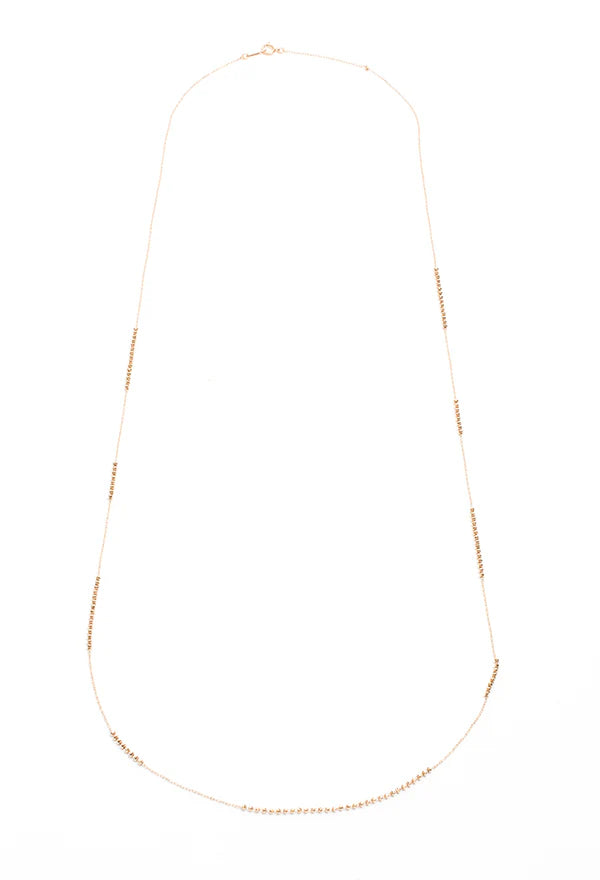 18K Long Shimmer Necklace