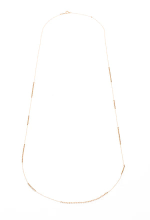 18K Long Shimmer Necklace