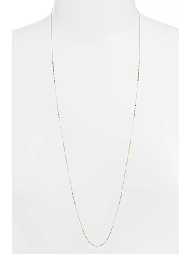 18K Long Shimmer Necklace
