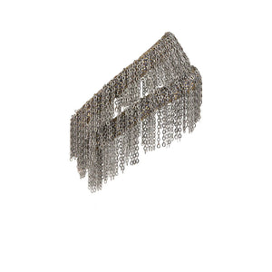 Double wrap bracelet ruthenium