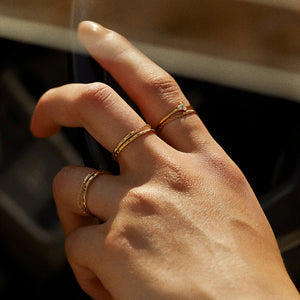 Double ring promesse