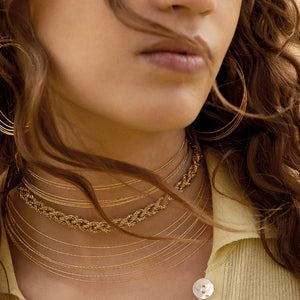 Breastplate Necklace Freyja