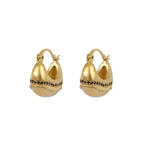 Earrings Gilda black