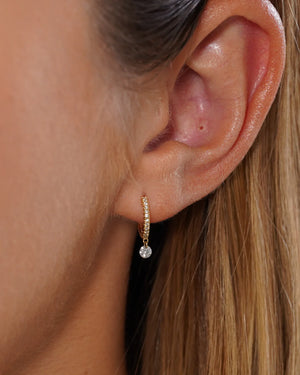 Piercing 1 paved diamond