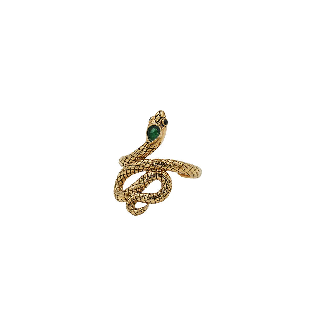 Sissi snake stone ring