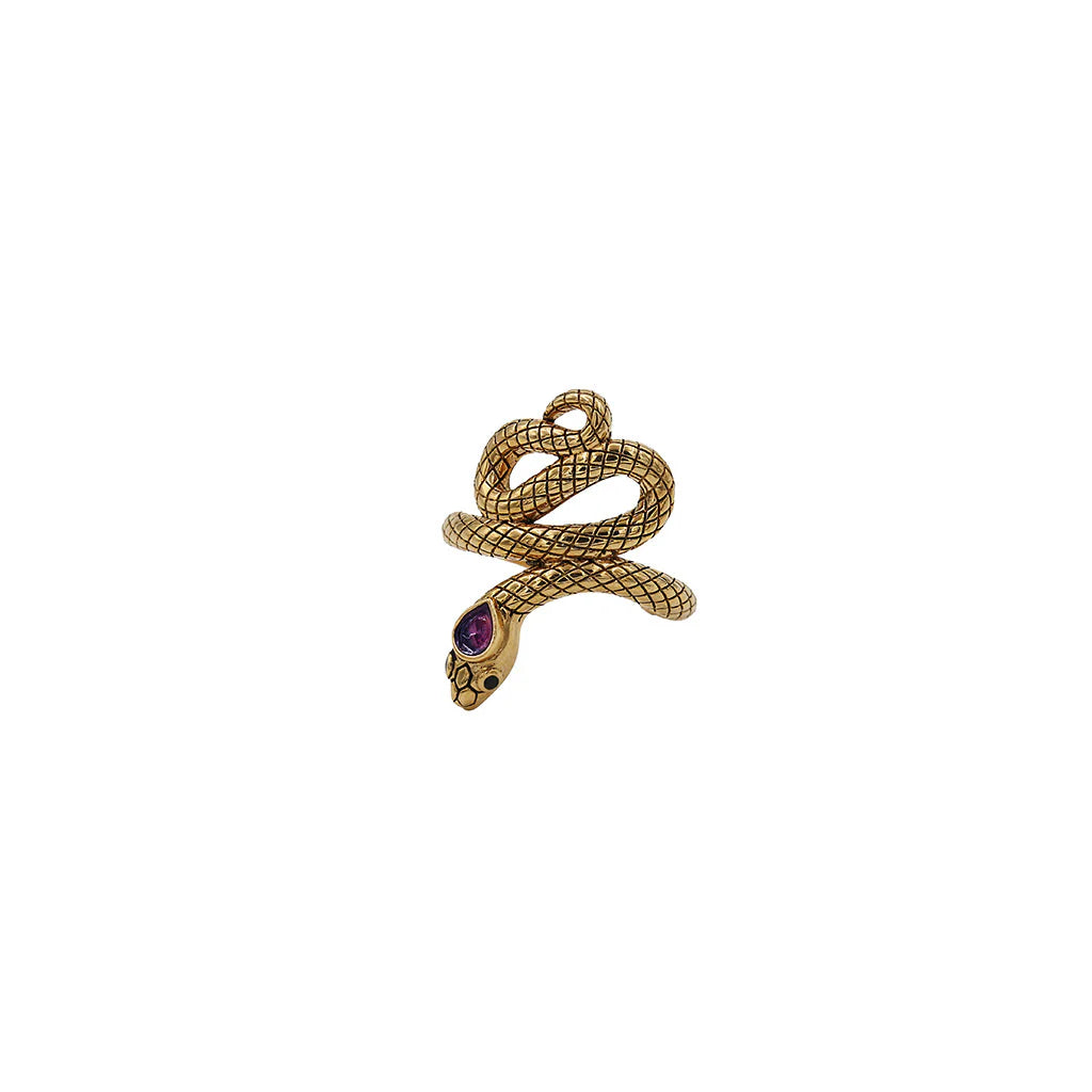 Sissi snake stone ring