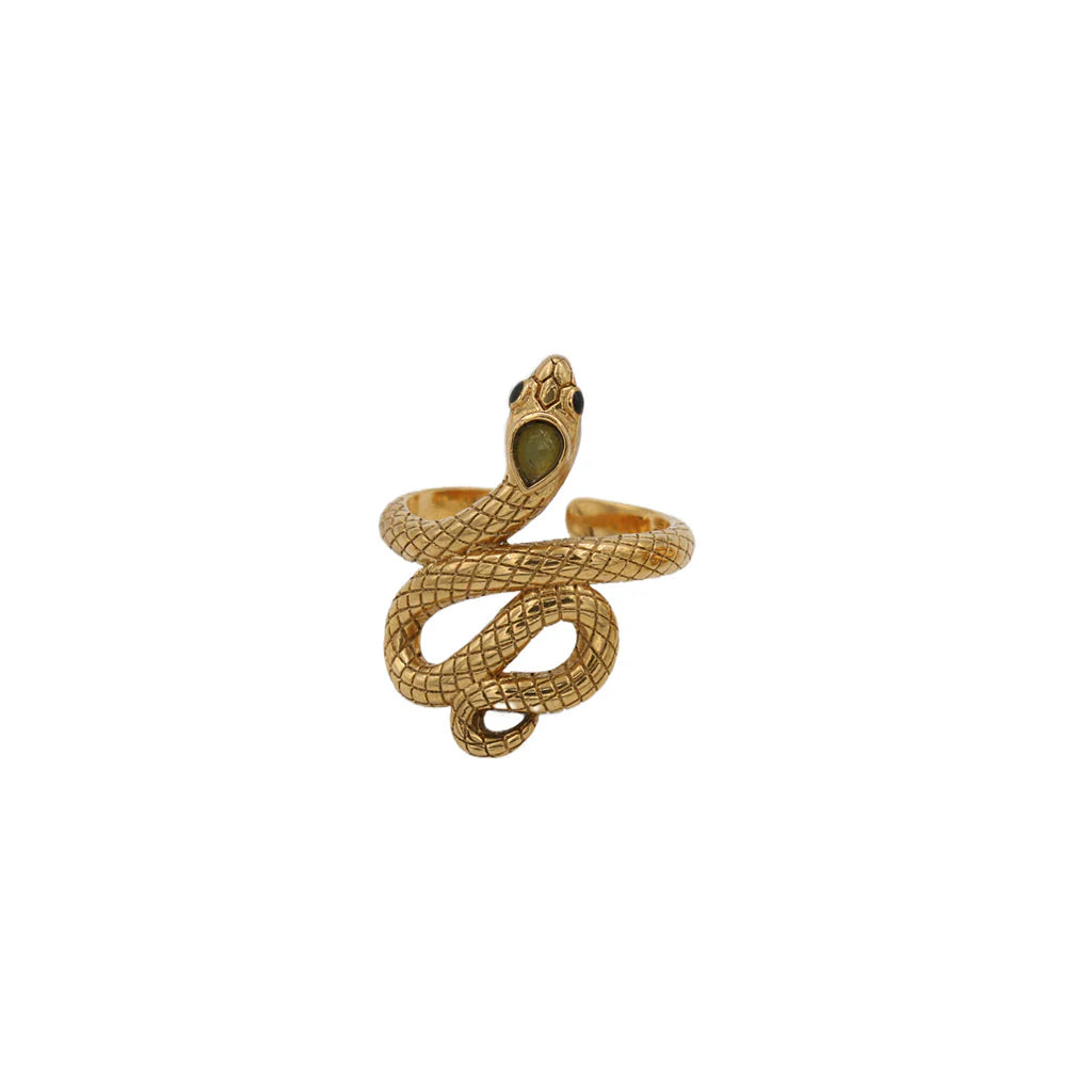 Sissi snake stone ring