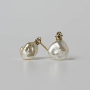 Ballon South Sea Pearl Diamond Earrings