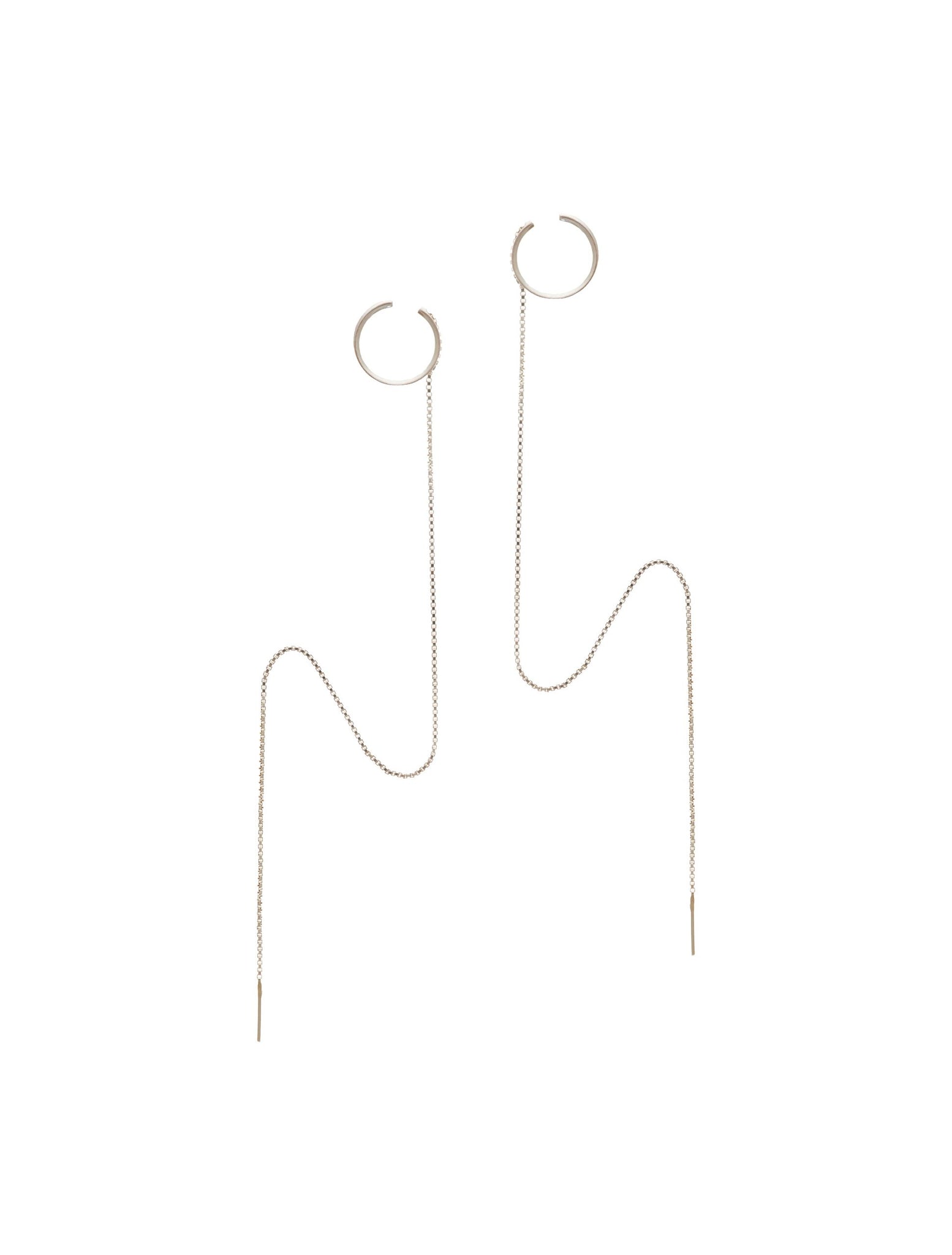 Earrings Currents threads