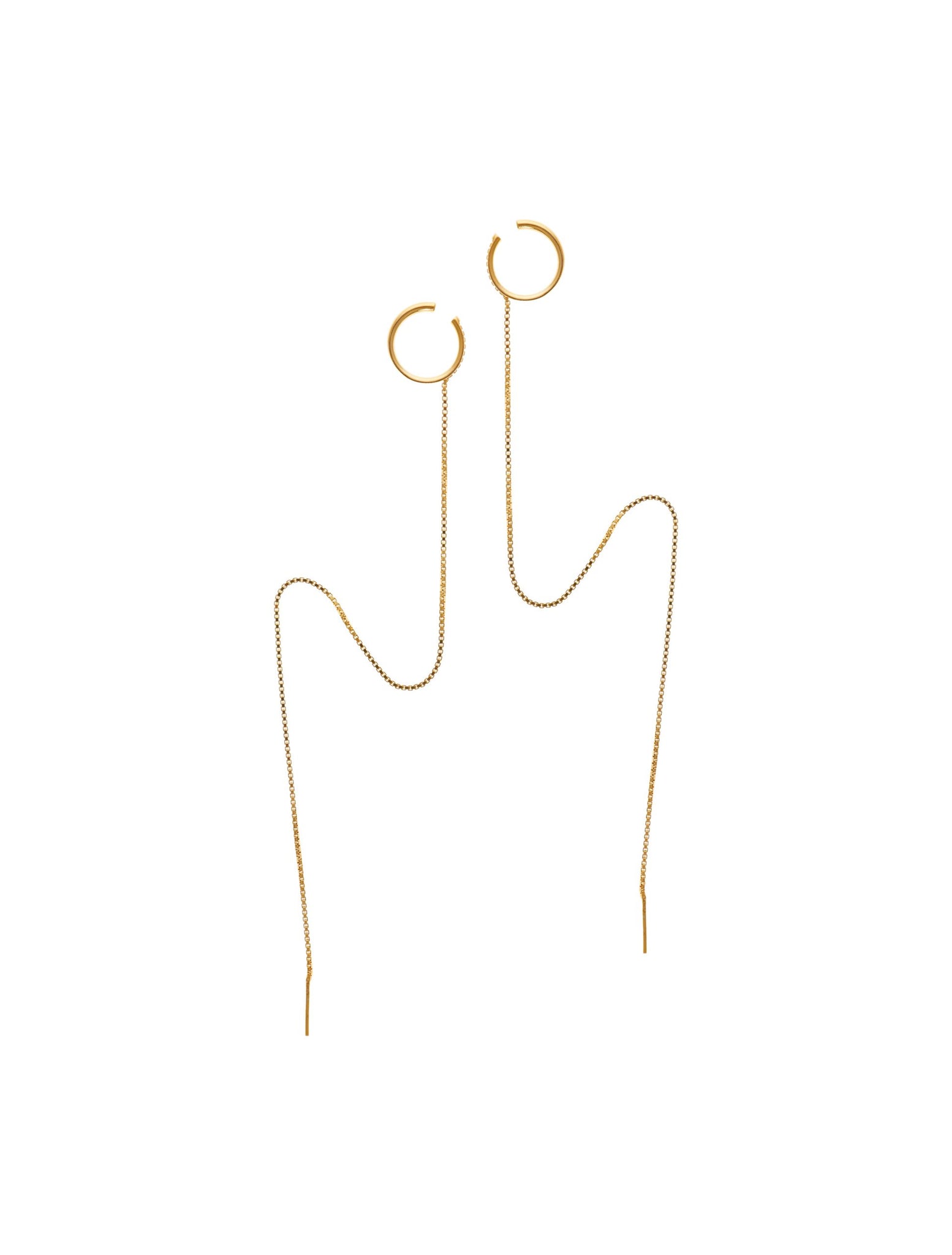 Earrings Currents threads