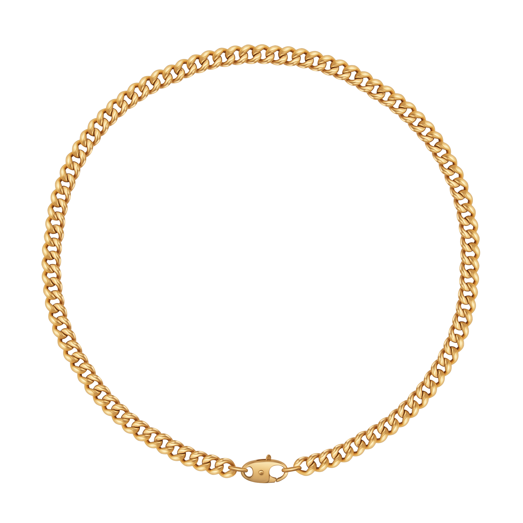 Gold classic necklace