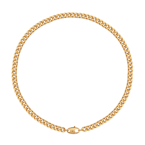 Gold classic necklace