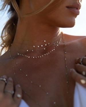 Danaé diamond necklace 0,15 cts
