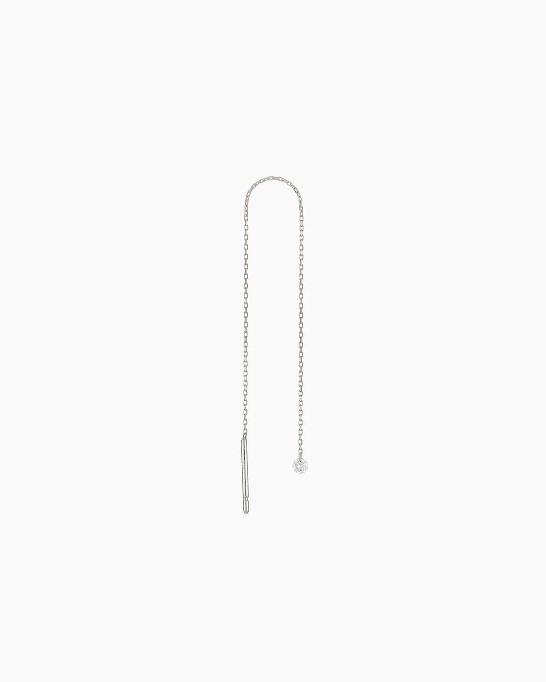 Danaé earrings diamond chain line