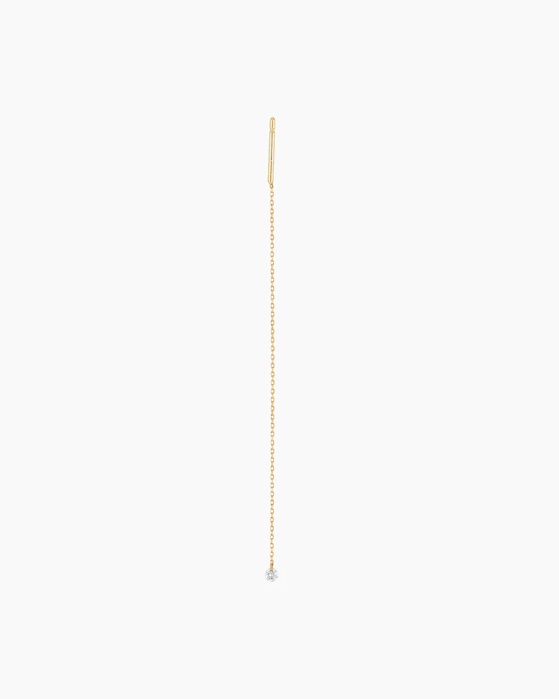Danaé earrings diamond chain line