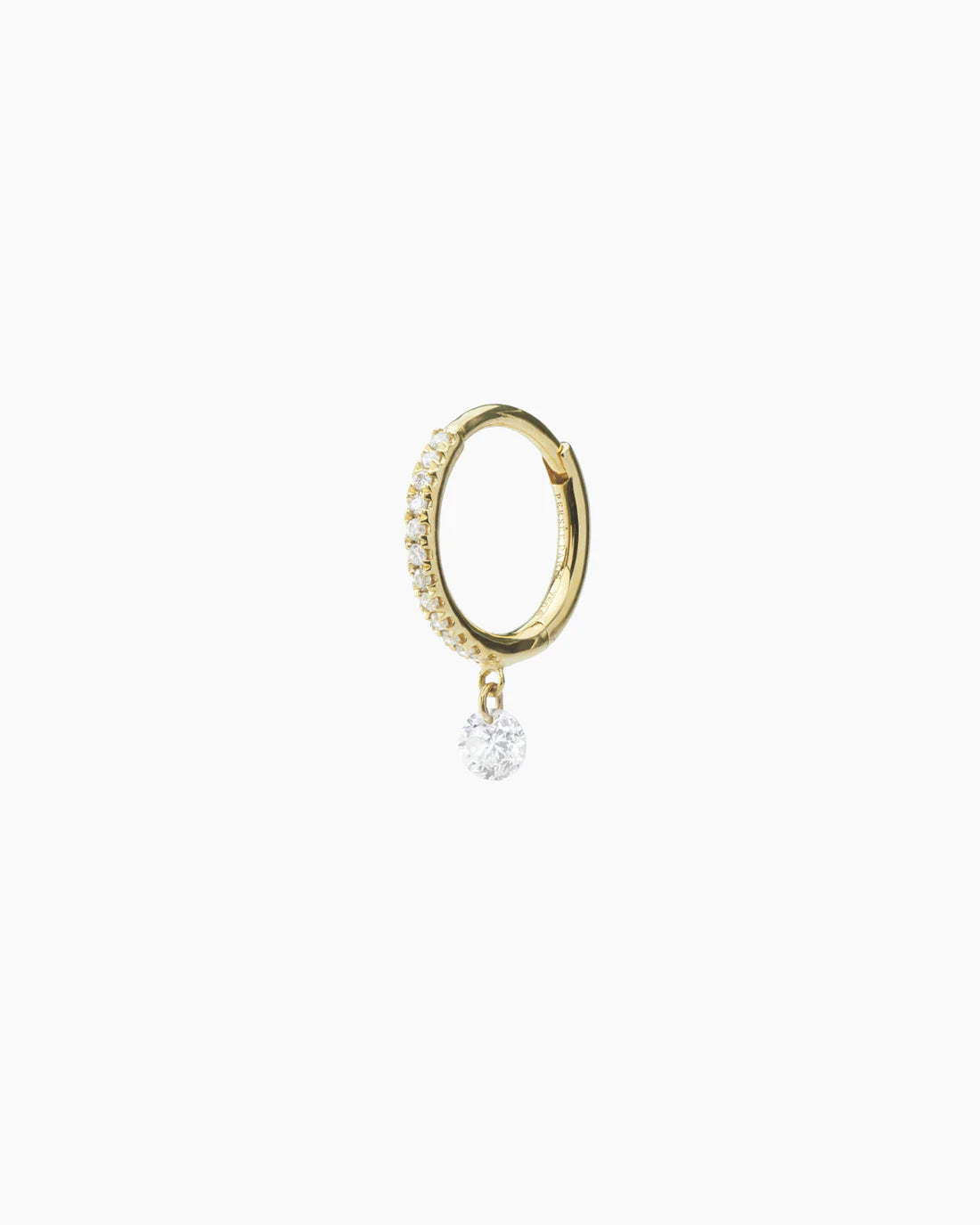 Piercing 1 paved diamond