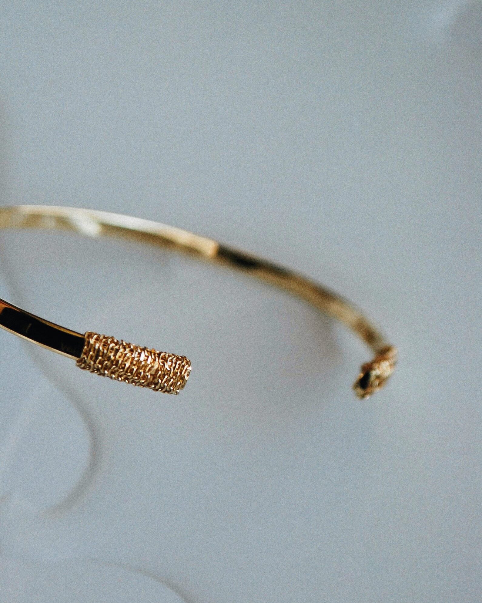 Golden rope bracelet