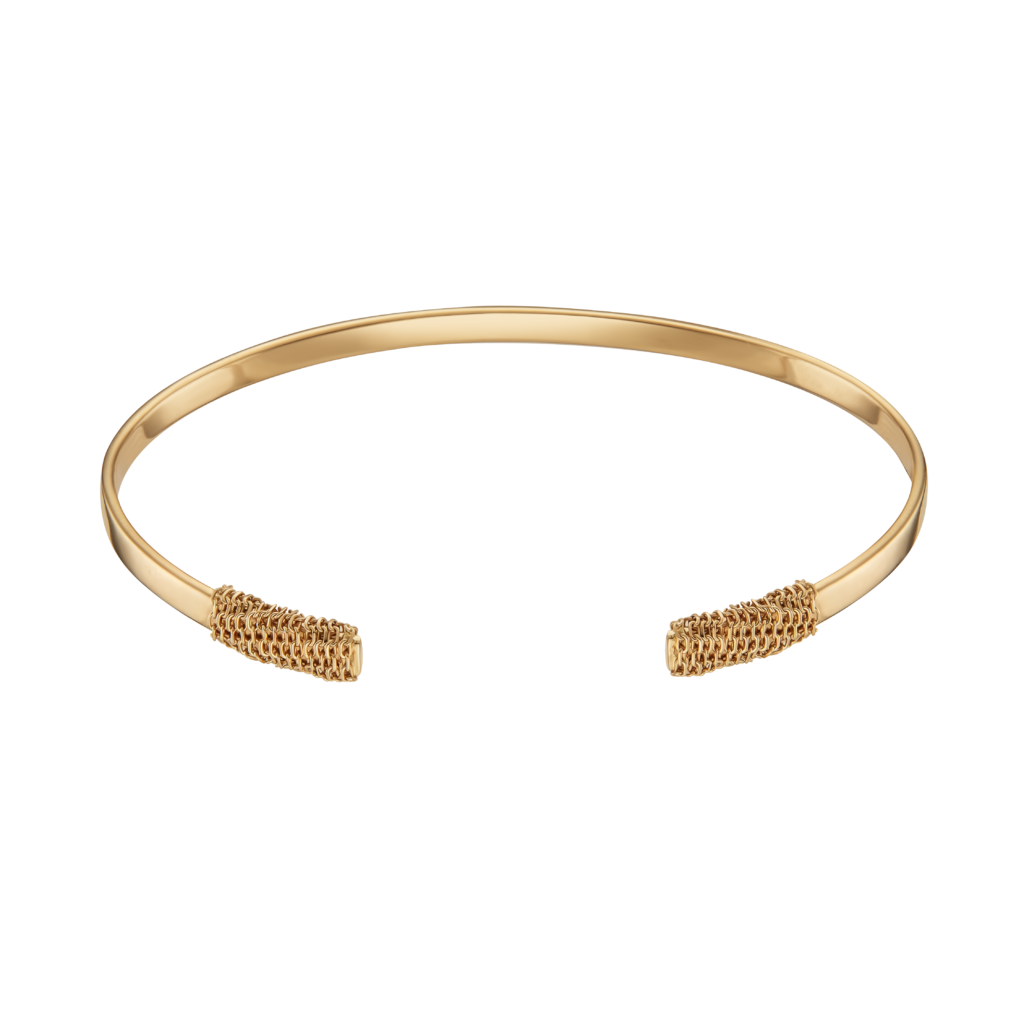 Golden rope bracelet