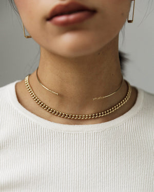 Golden rope choker