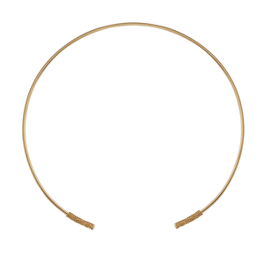 Golden rope choker