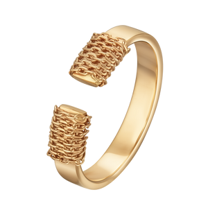 Golden rope ring