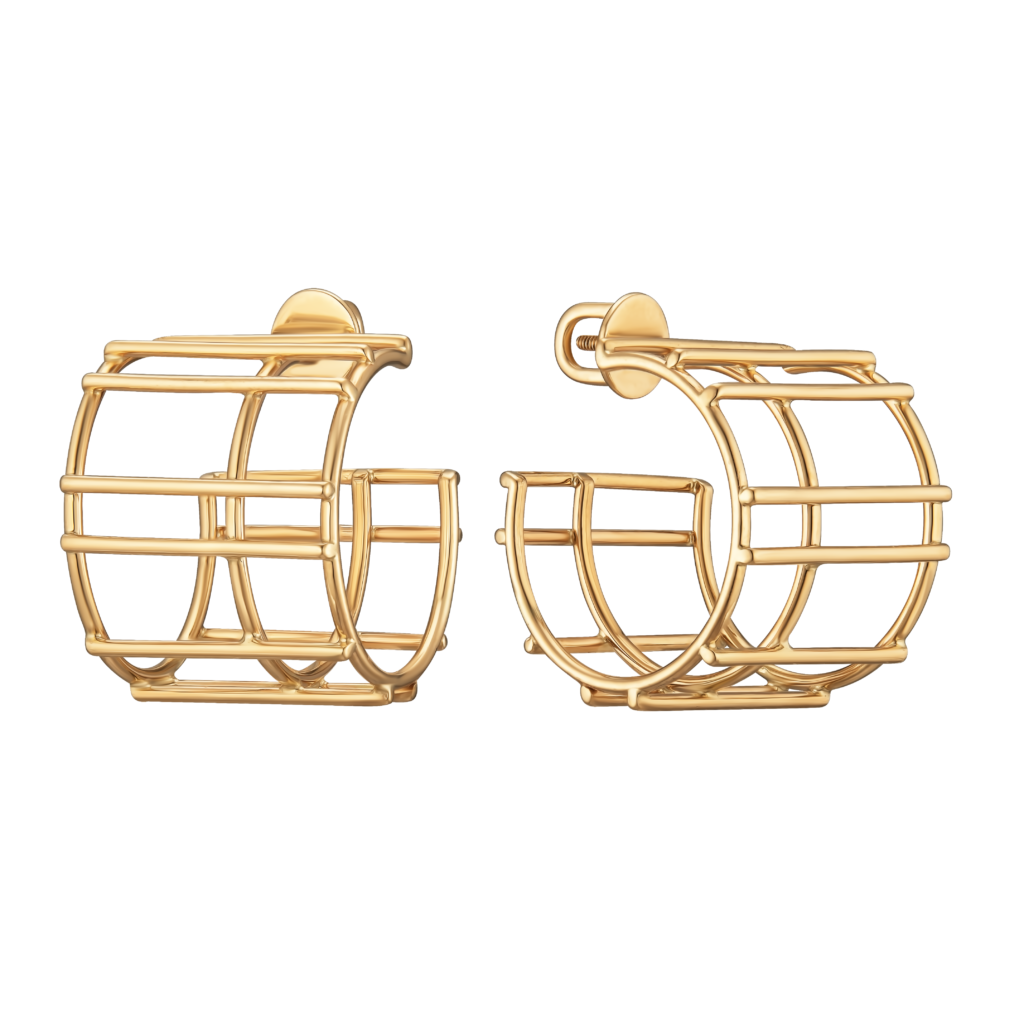 Grid earrings