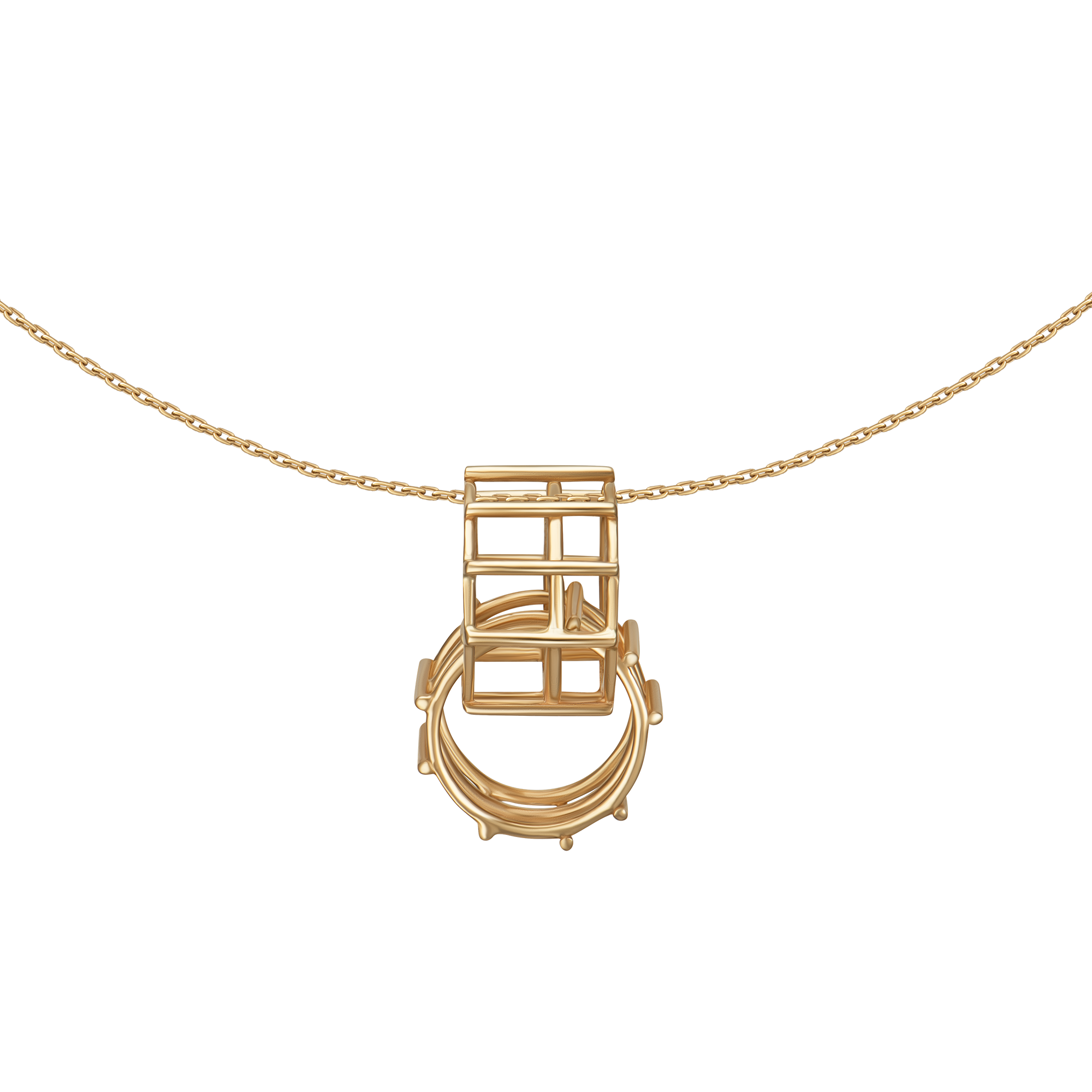 Grid transformer-necklace