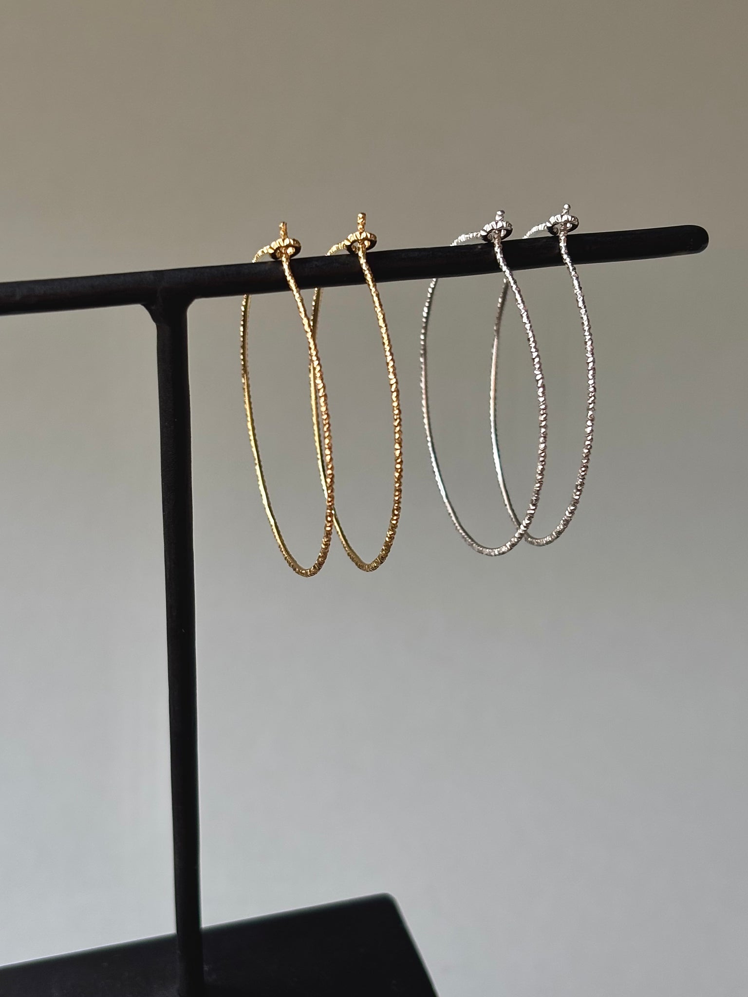 Gold earrings