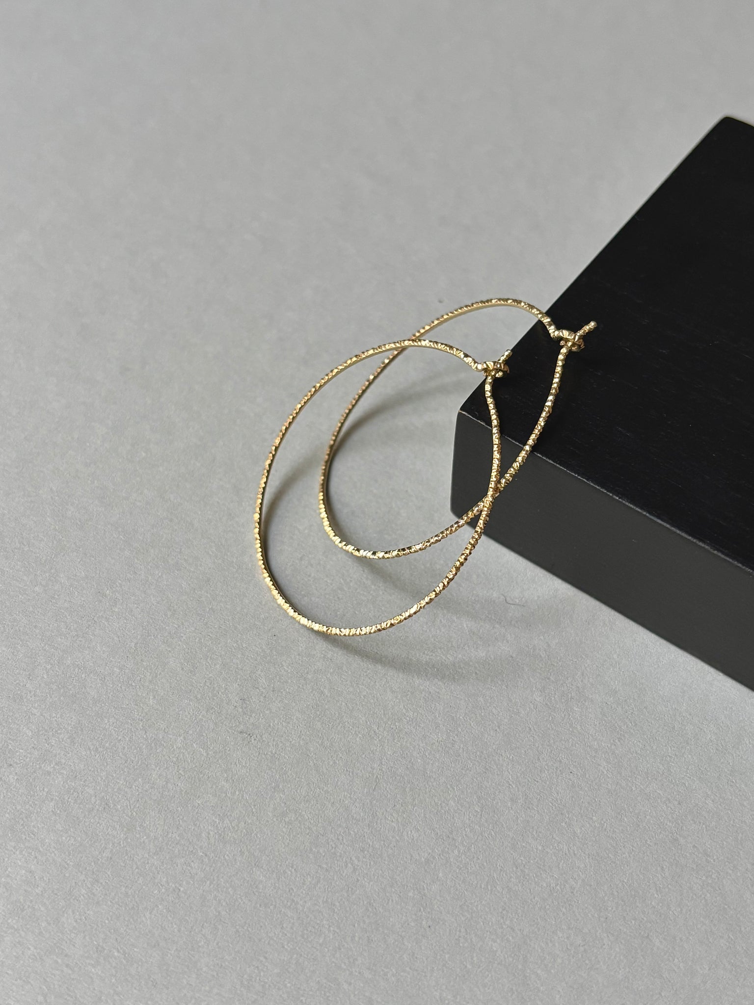 Gold earrings