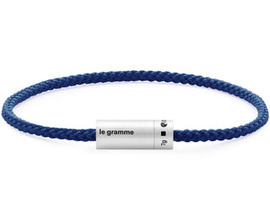 Royal blue nato cable bracelet le 7g