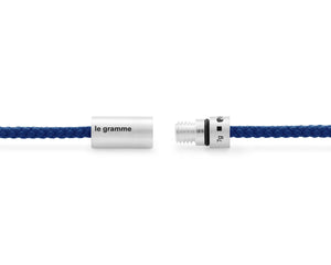 Royal blue nato cable bracelet le 7g