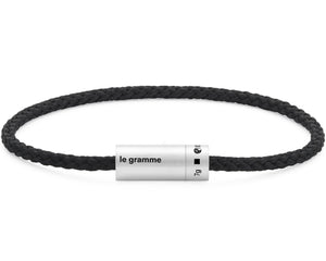 Black nato cable bracelet le 7g