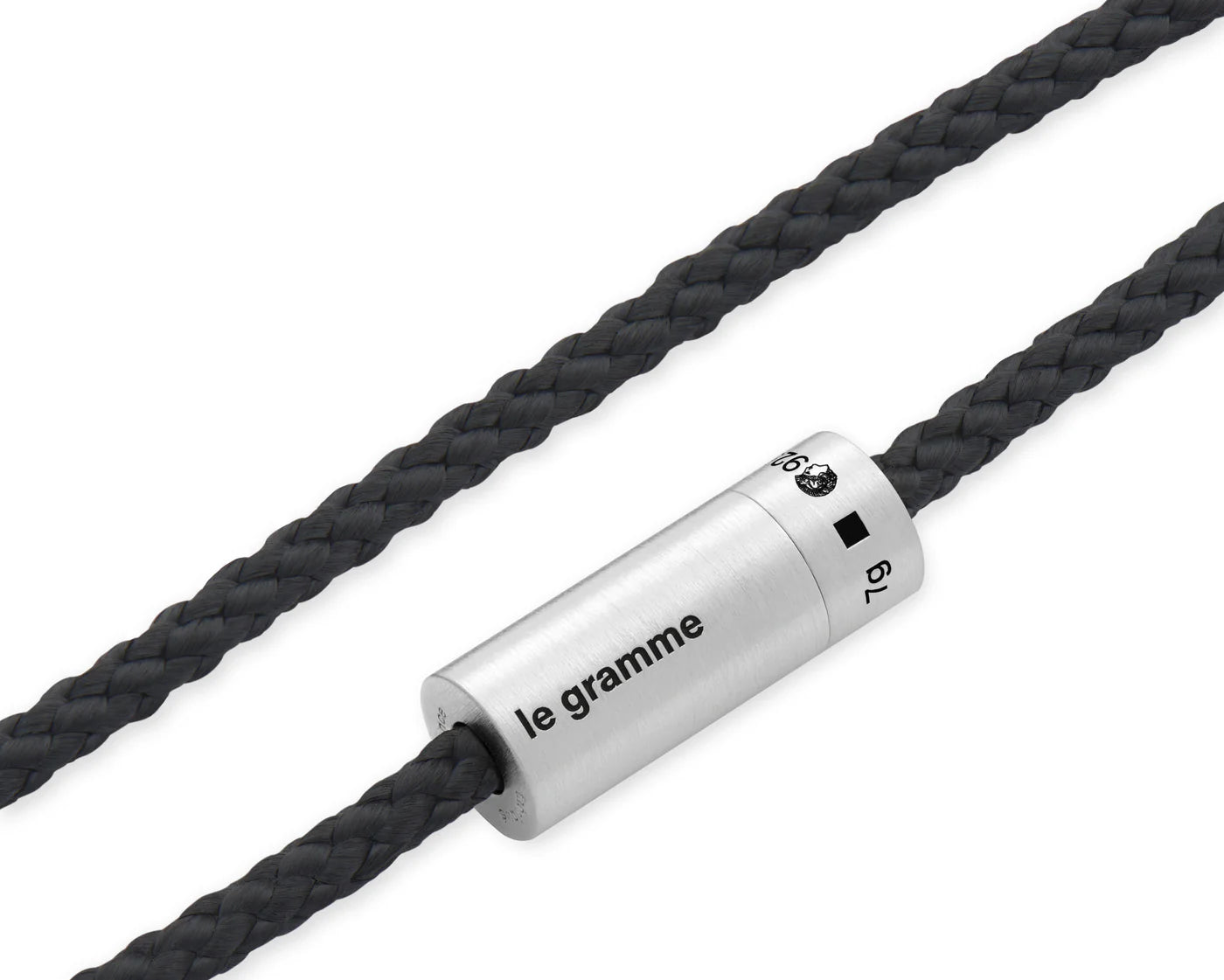 Black nato cable bracelet le 7g