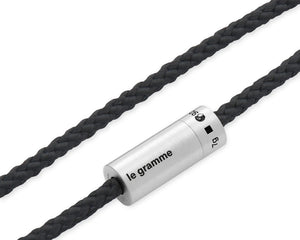 Black nato cable bracelet le 7g