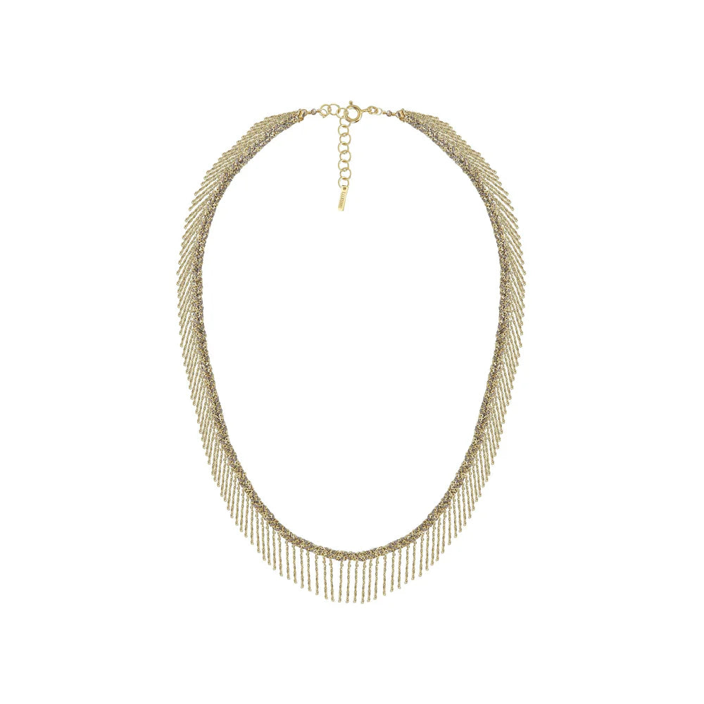 N° 550 Necklace gold grey