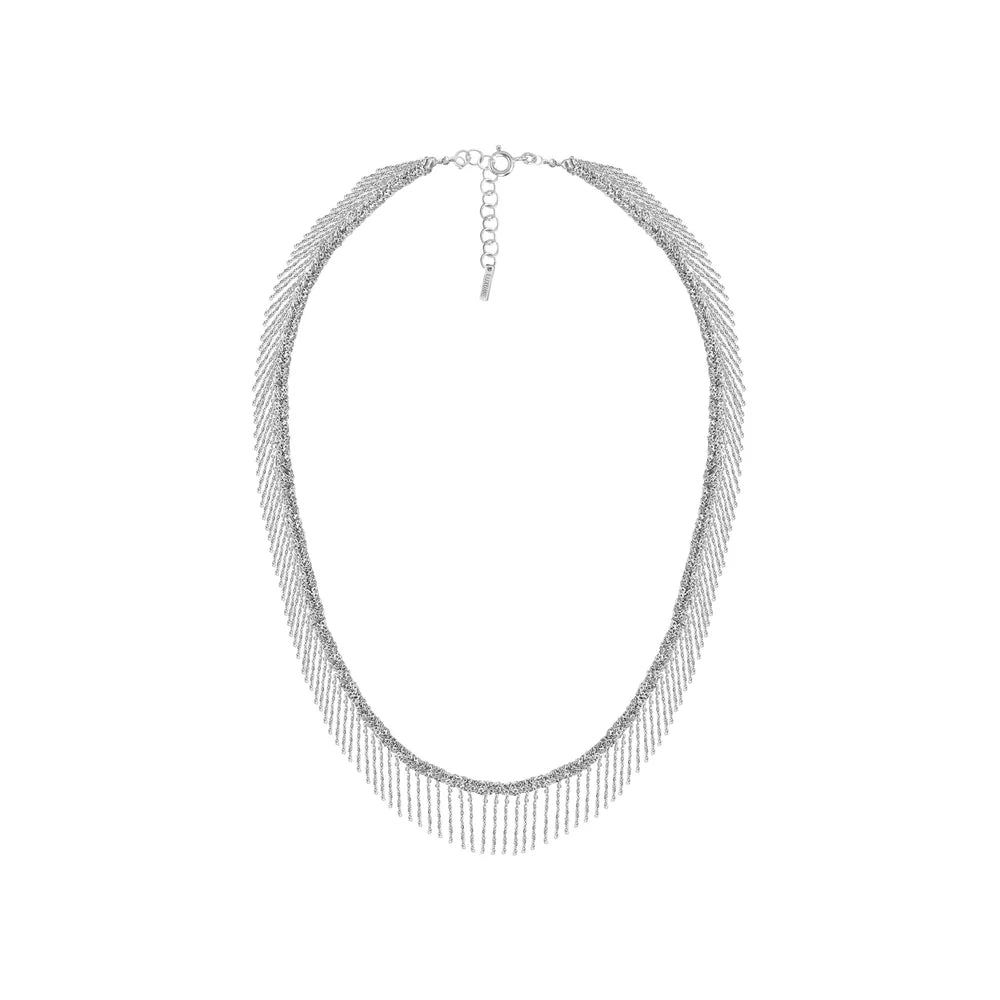 N° 550 Necklace silver grey