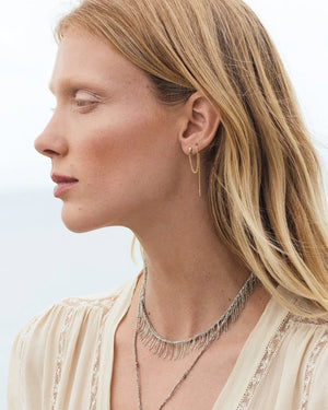 N° 550 Necklace silver grey