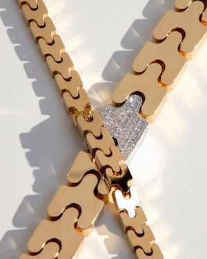Misha bracelet w diamonds