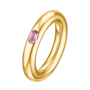 Puffy violet ring