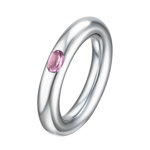 Puffy violet ring