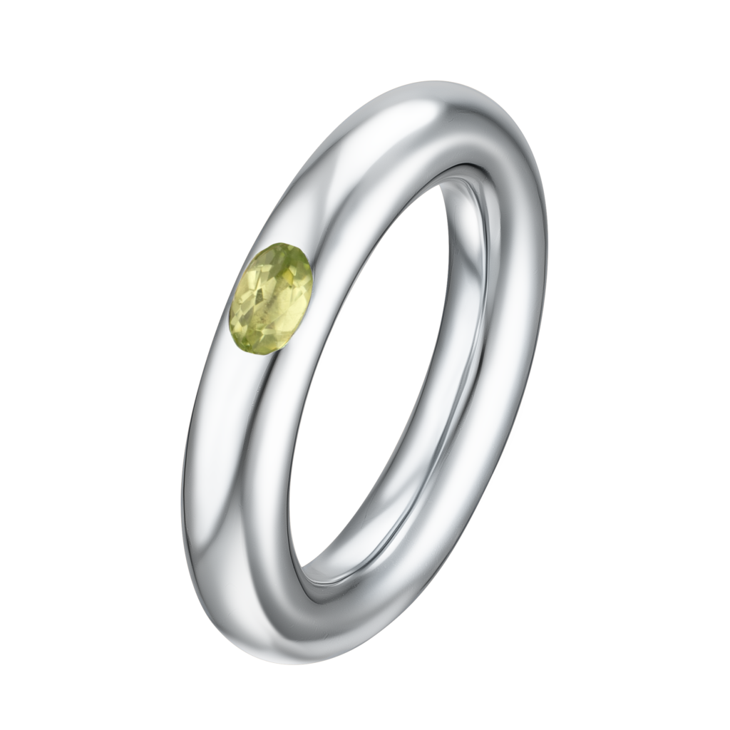 Puffy green ring