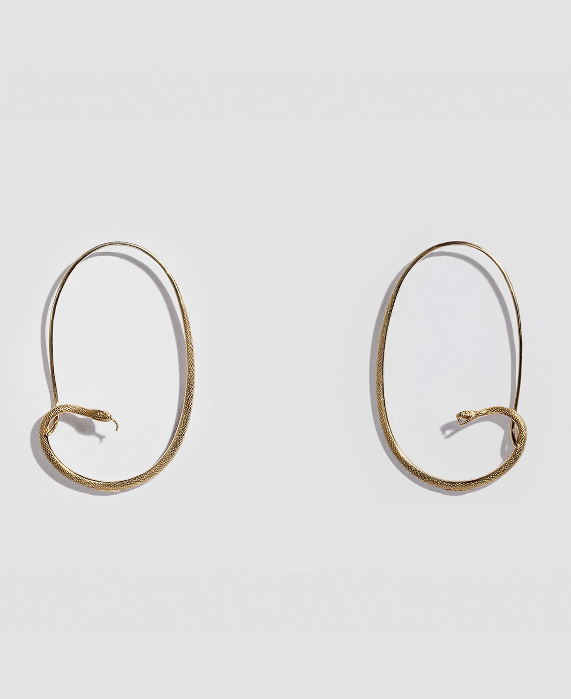 Snake oval hoops