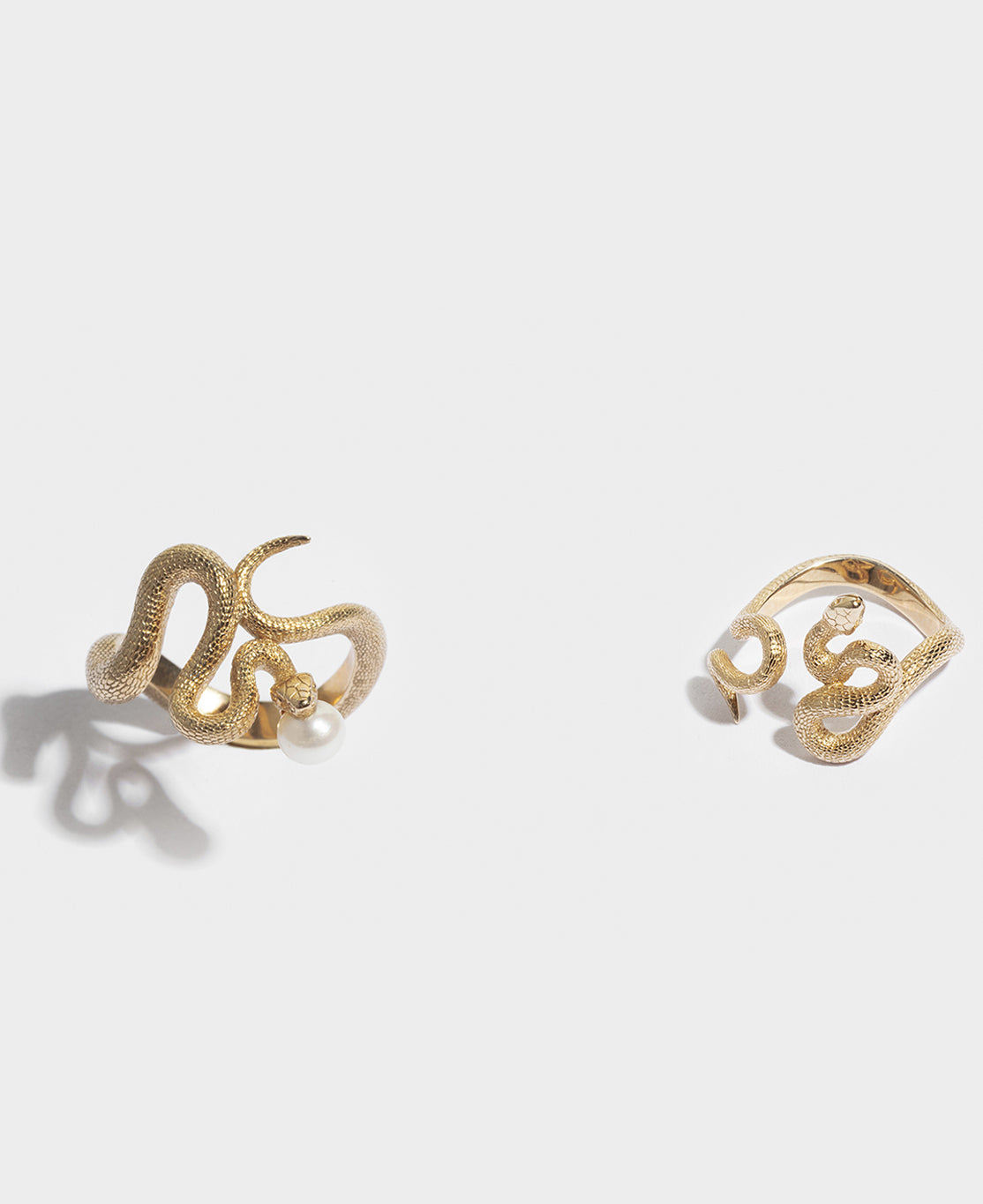 Snake duo rings