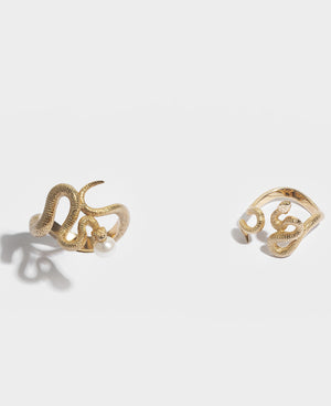 Snake duo rings