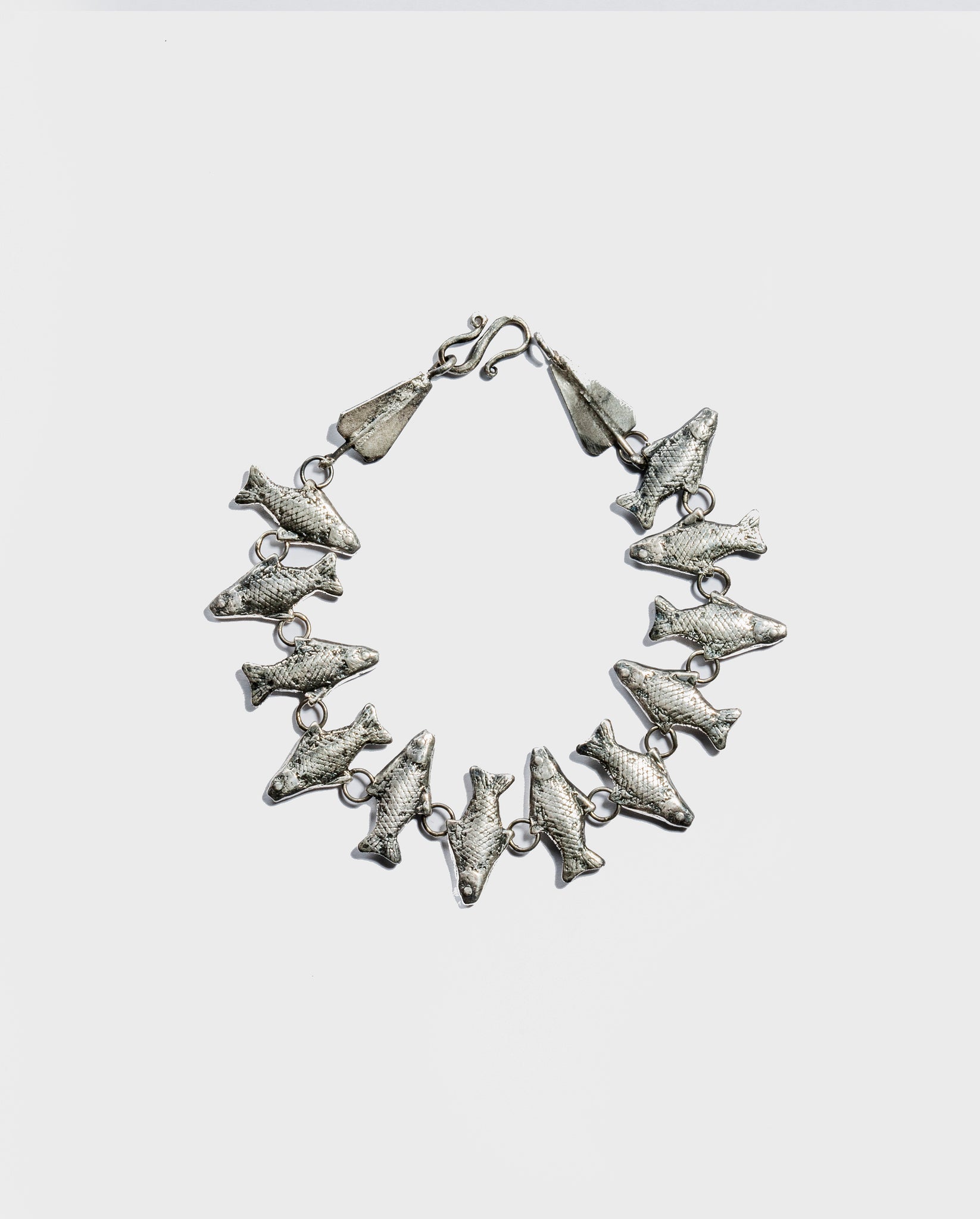 Silver fish bracelet