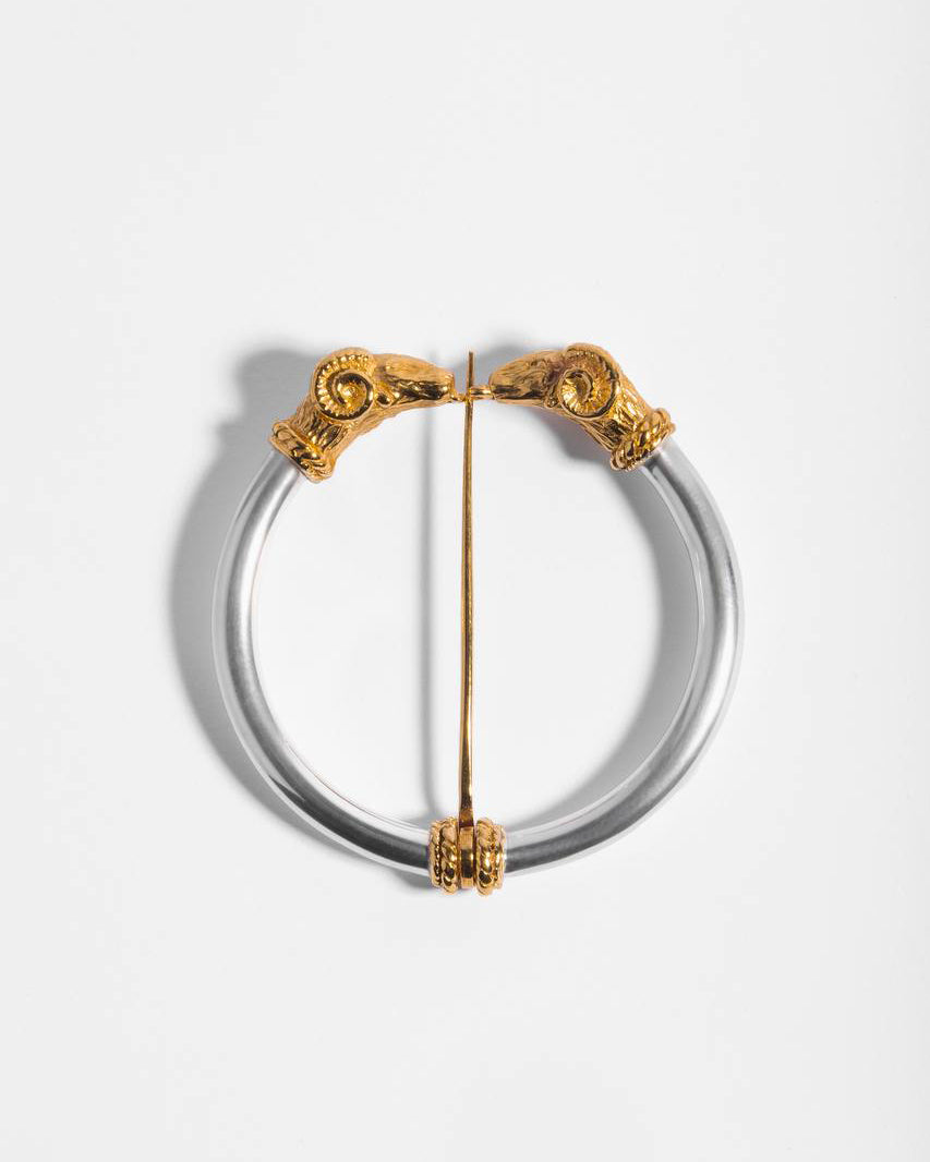 Ram's head brooch