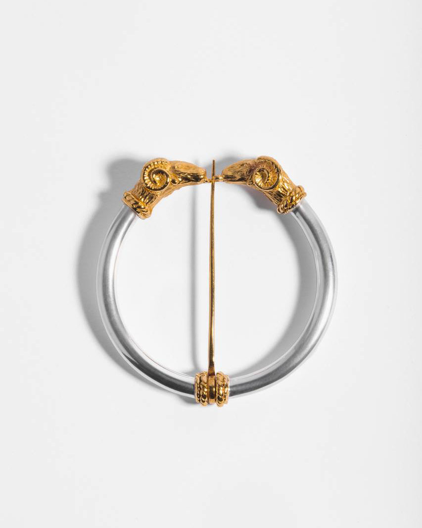 Ram's head brooch