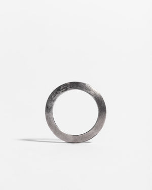 Silver disc ring